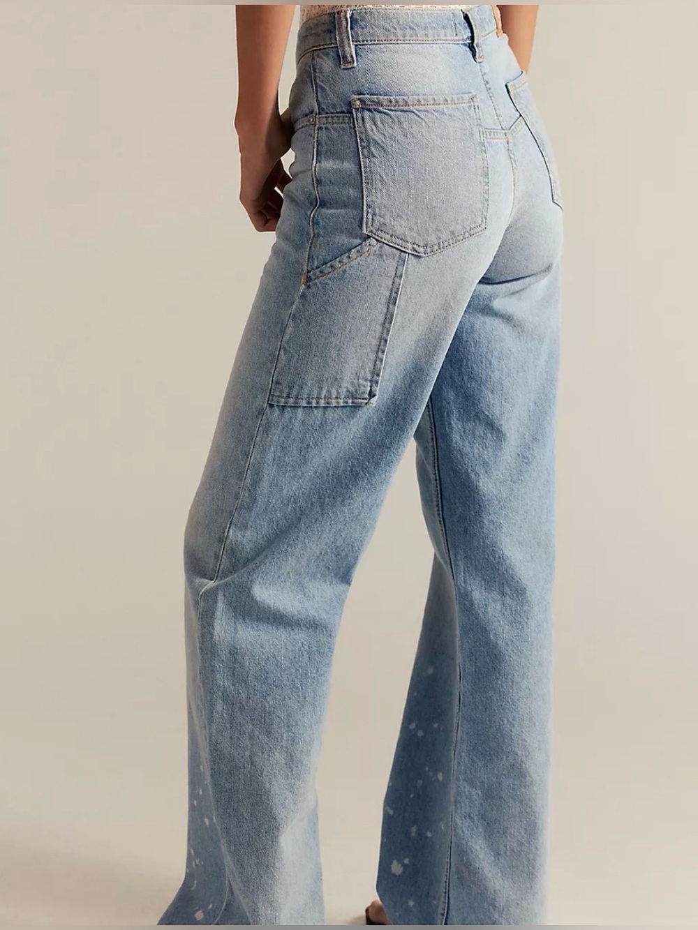 Free people We The Free Tinsley High-Rise straight Leg Jeans size 30 100% cotton